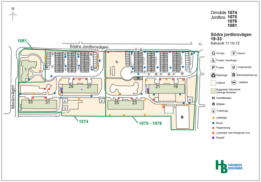 Områdeskarta Södra jordbrovägen 19-33
