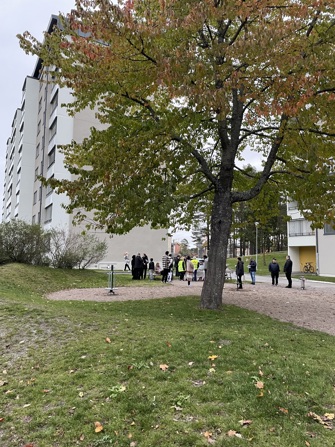 Gårdsträff utomhus